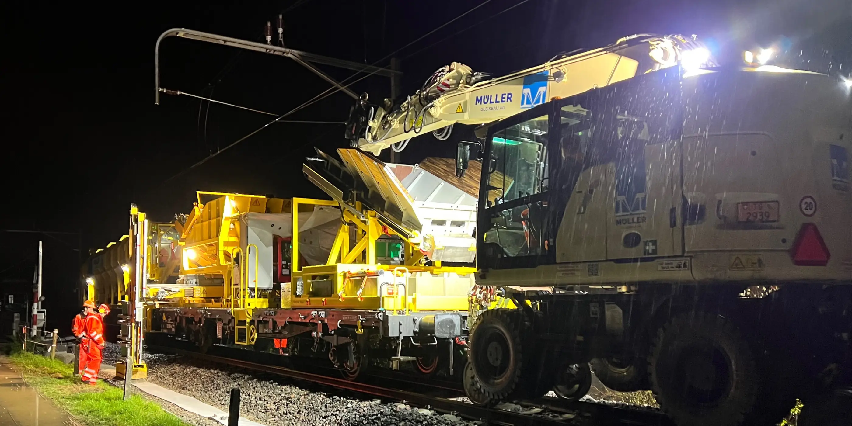 Greater precision during track laying