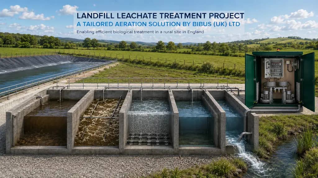 BIBUS (UK) Ltd Supports Saint-Gobain with a Tailored Landfill Leachate Aeration Solution