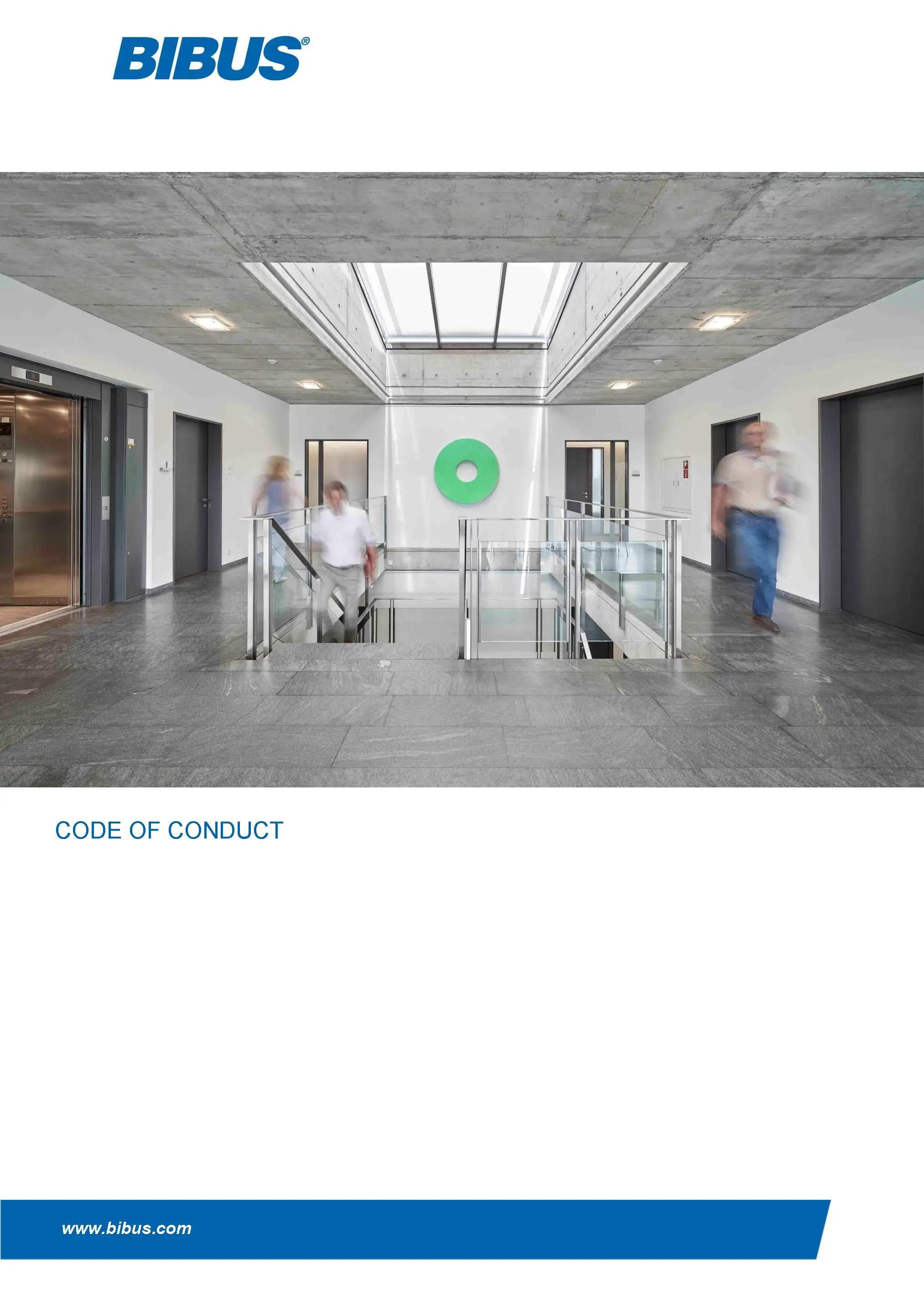 BIBUS HOLDING Code of Conduct DE