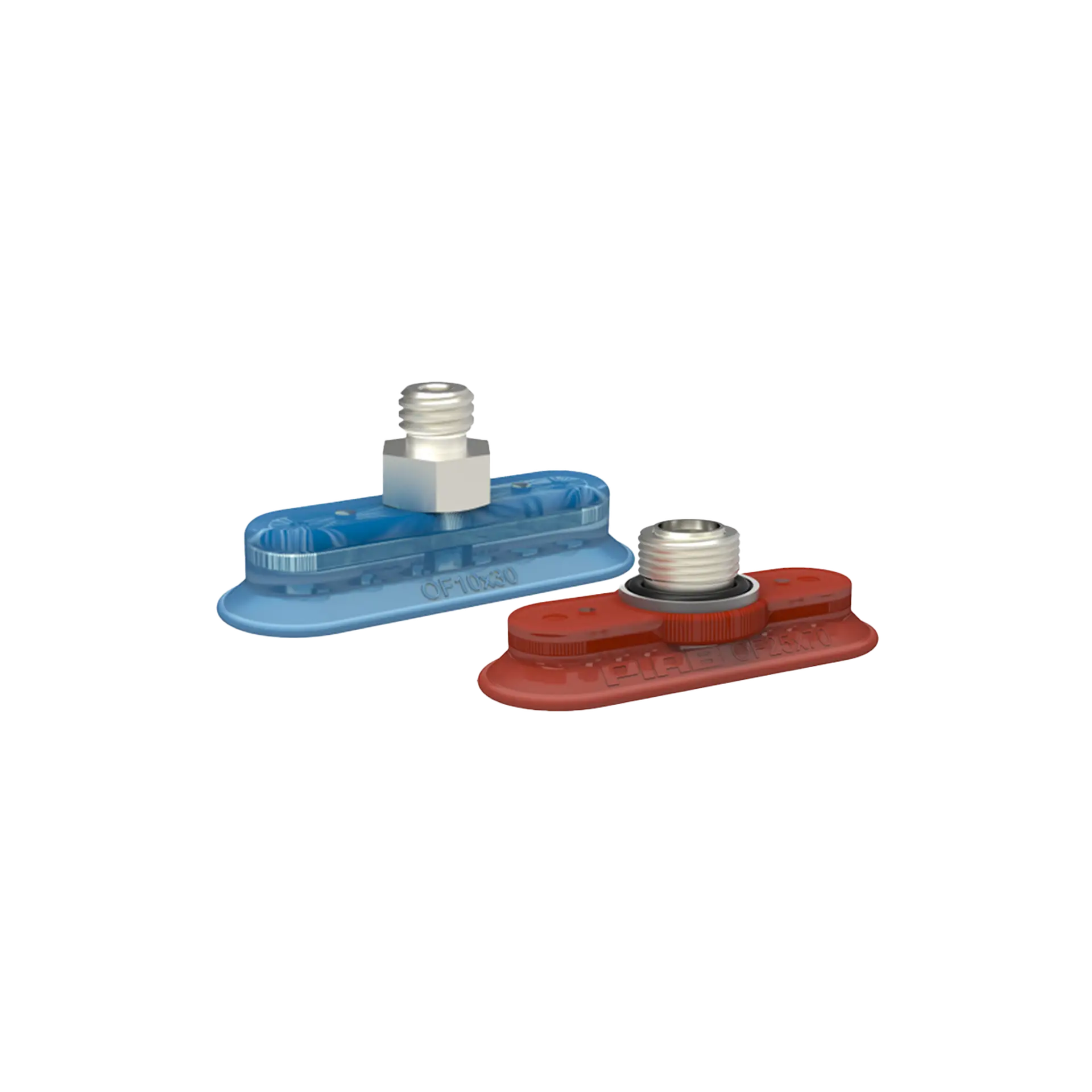 Series OF flat, oval suction cup (10 x 30 – 70 x 175 mm)
