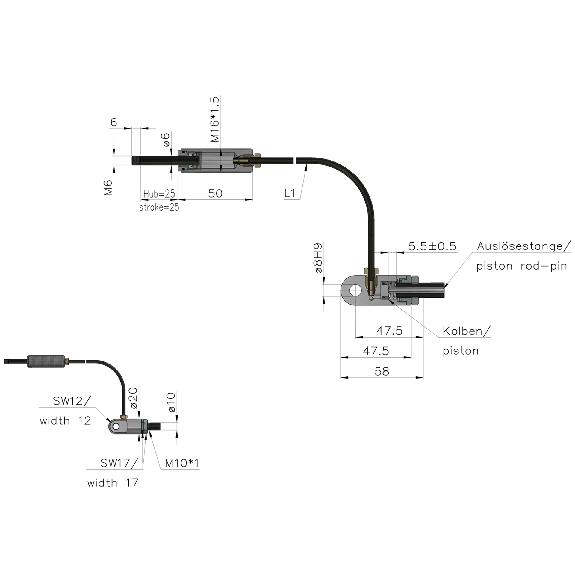 Hydraulic release systems