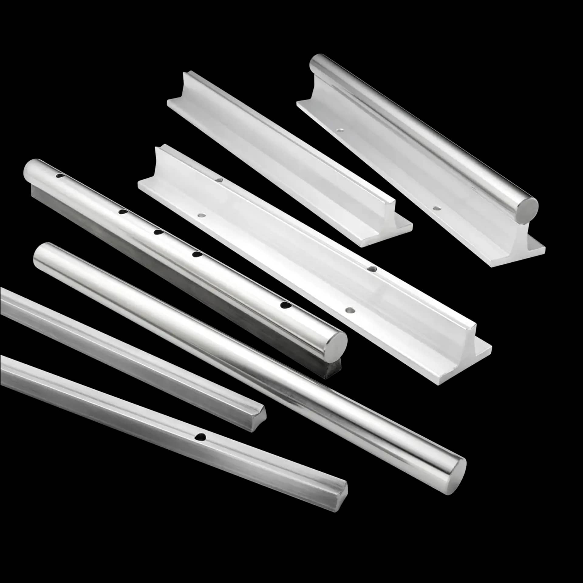 Shaft guide & shaft supports