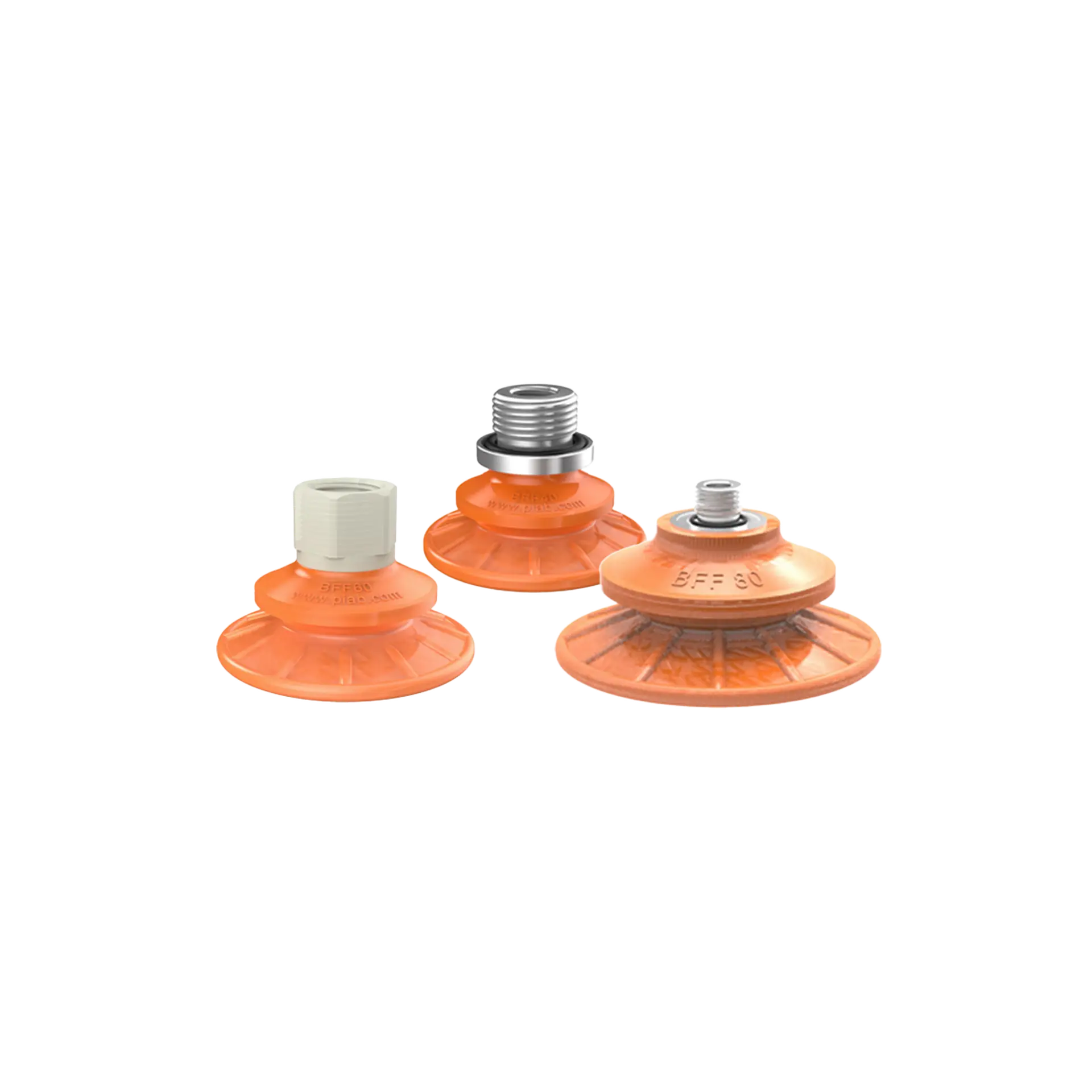 Series BFF flat friction bellows suction cup (40 – 110 mm)