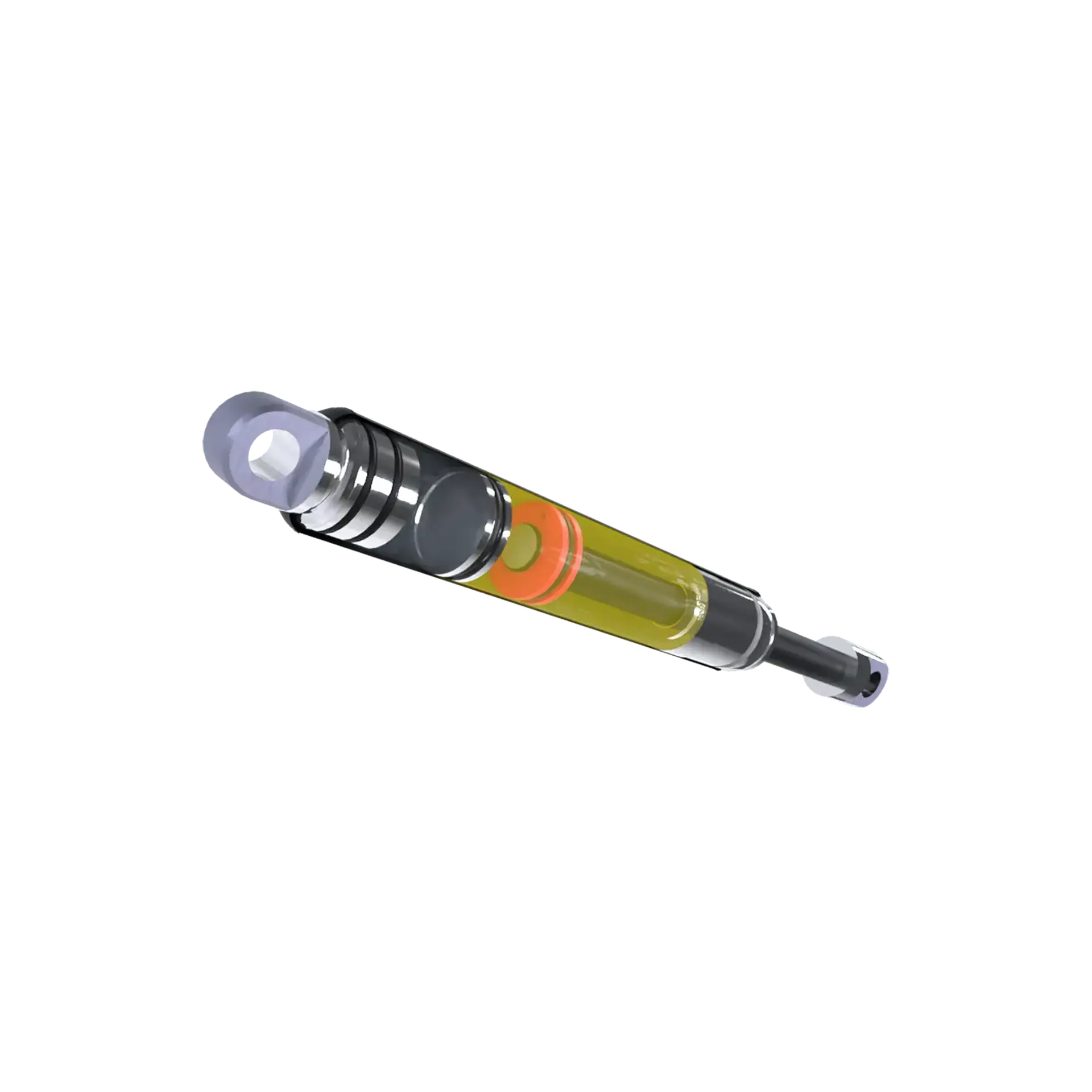MC-damper with floating piston