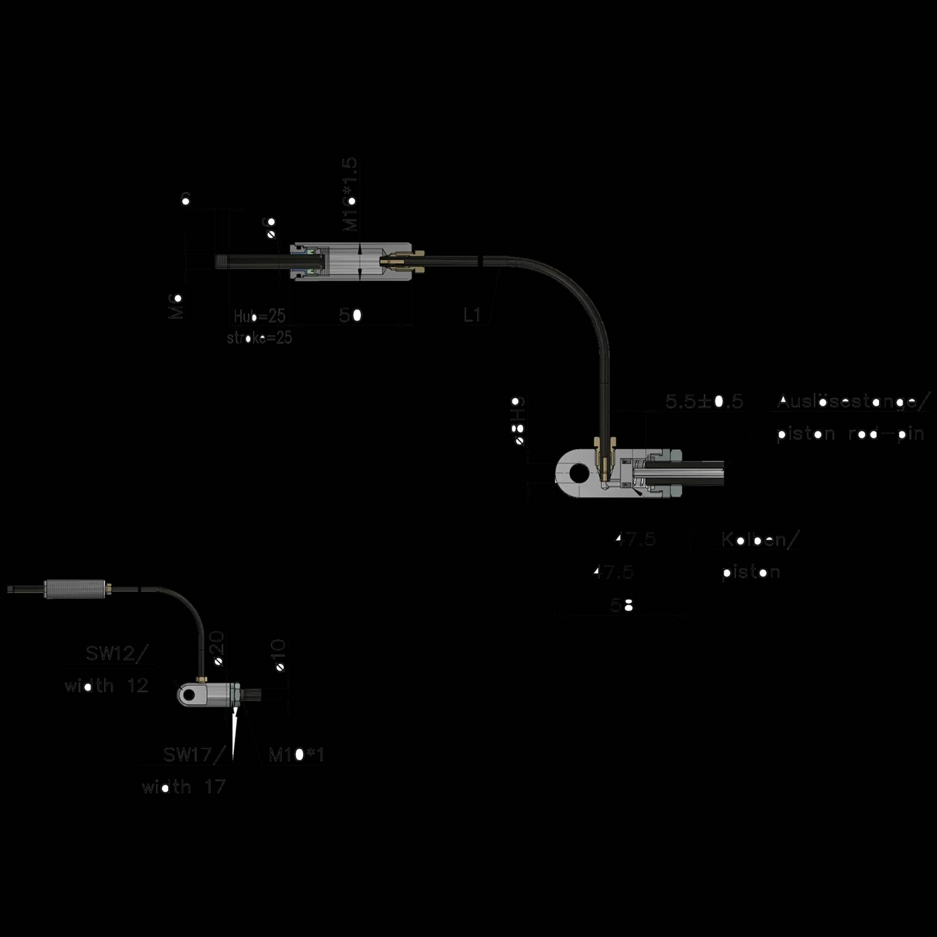 Hydraulic release systems