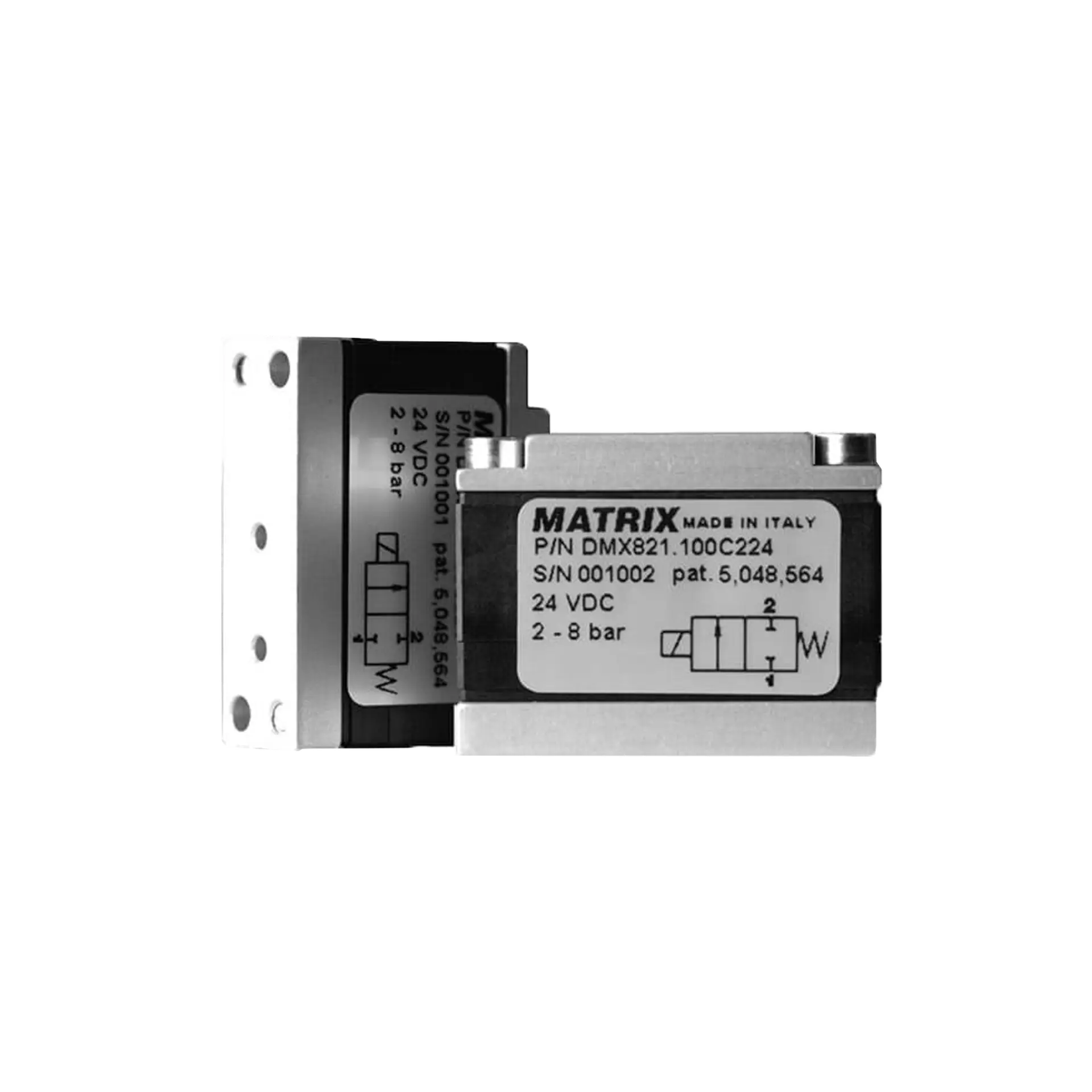 Series 820, 2/2-way, 180 Nl/min.
