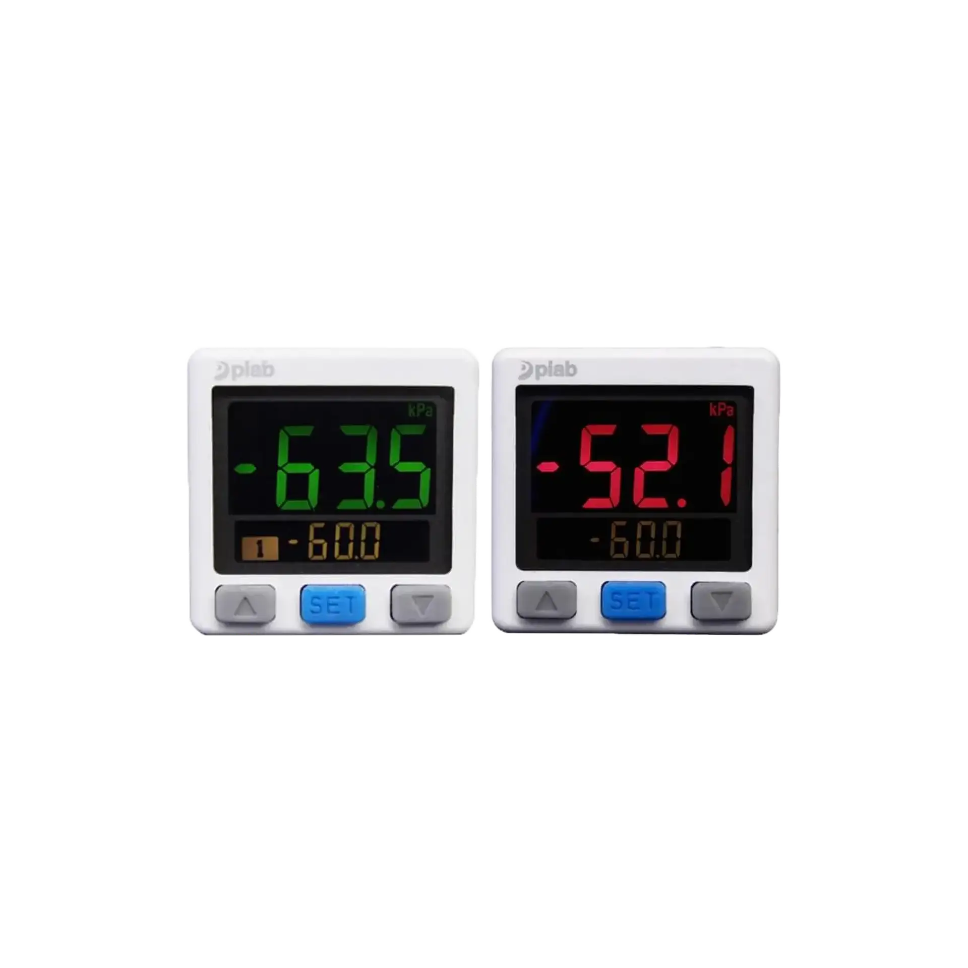 Vacuum switch, 3-colour digital display with M8 connection thread
