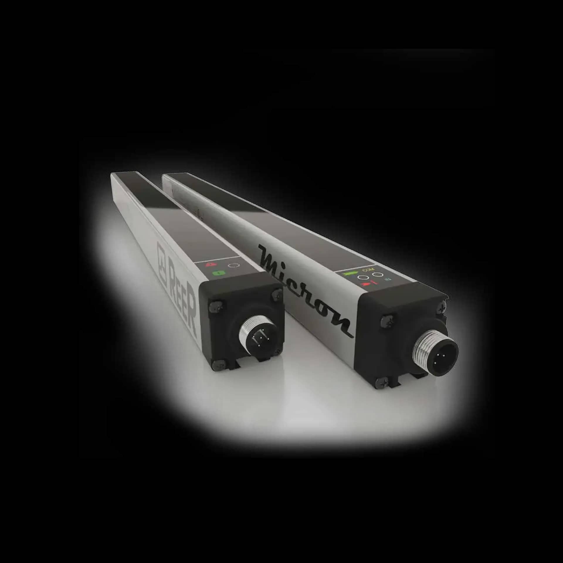Micron measurement light curtains