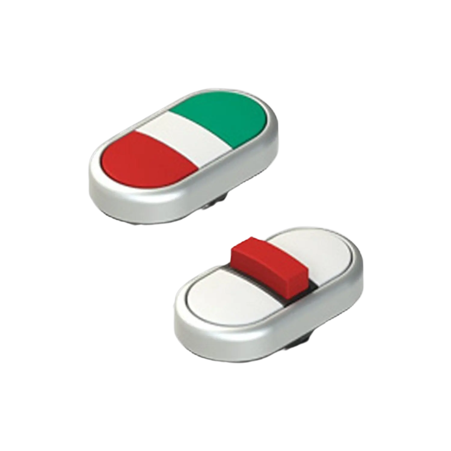 Double pushbuttons and triple buttons