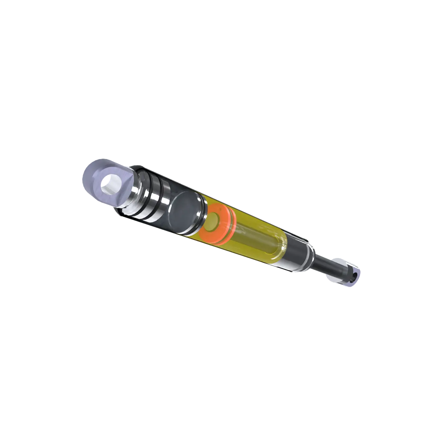 MC-damper with floating piston