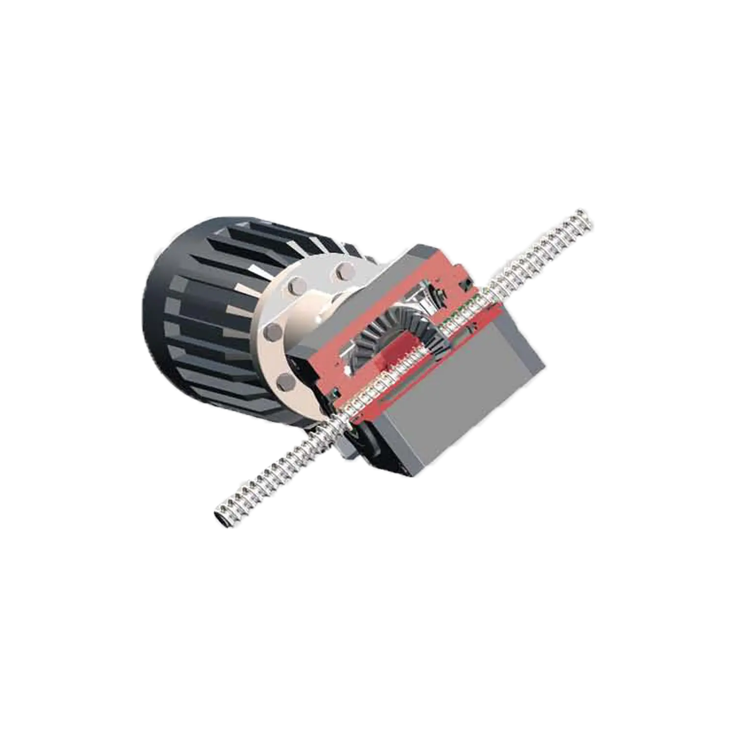 High speed screw jack/bevel gears