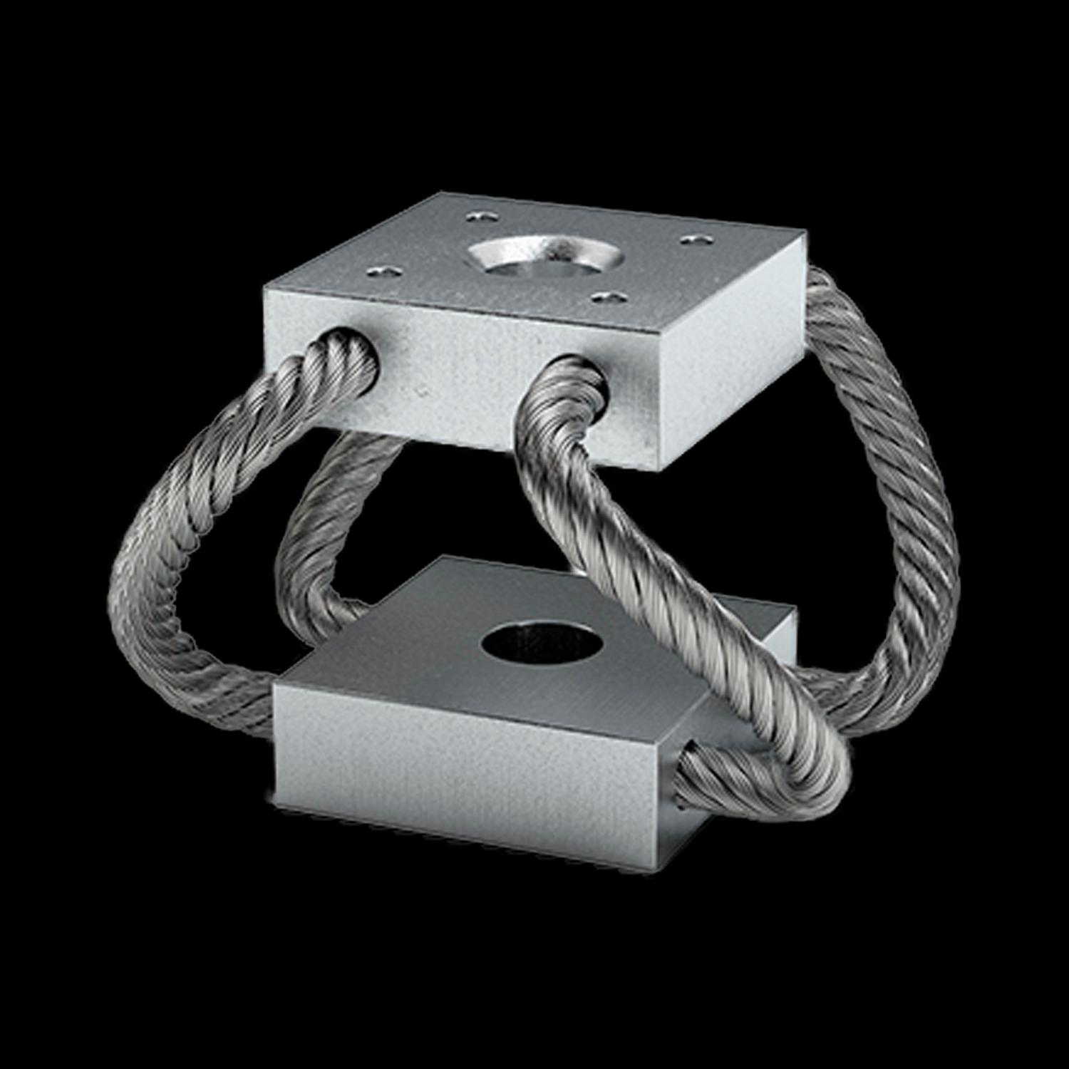CR wire rope isolator